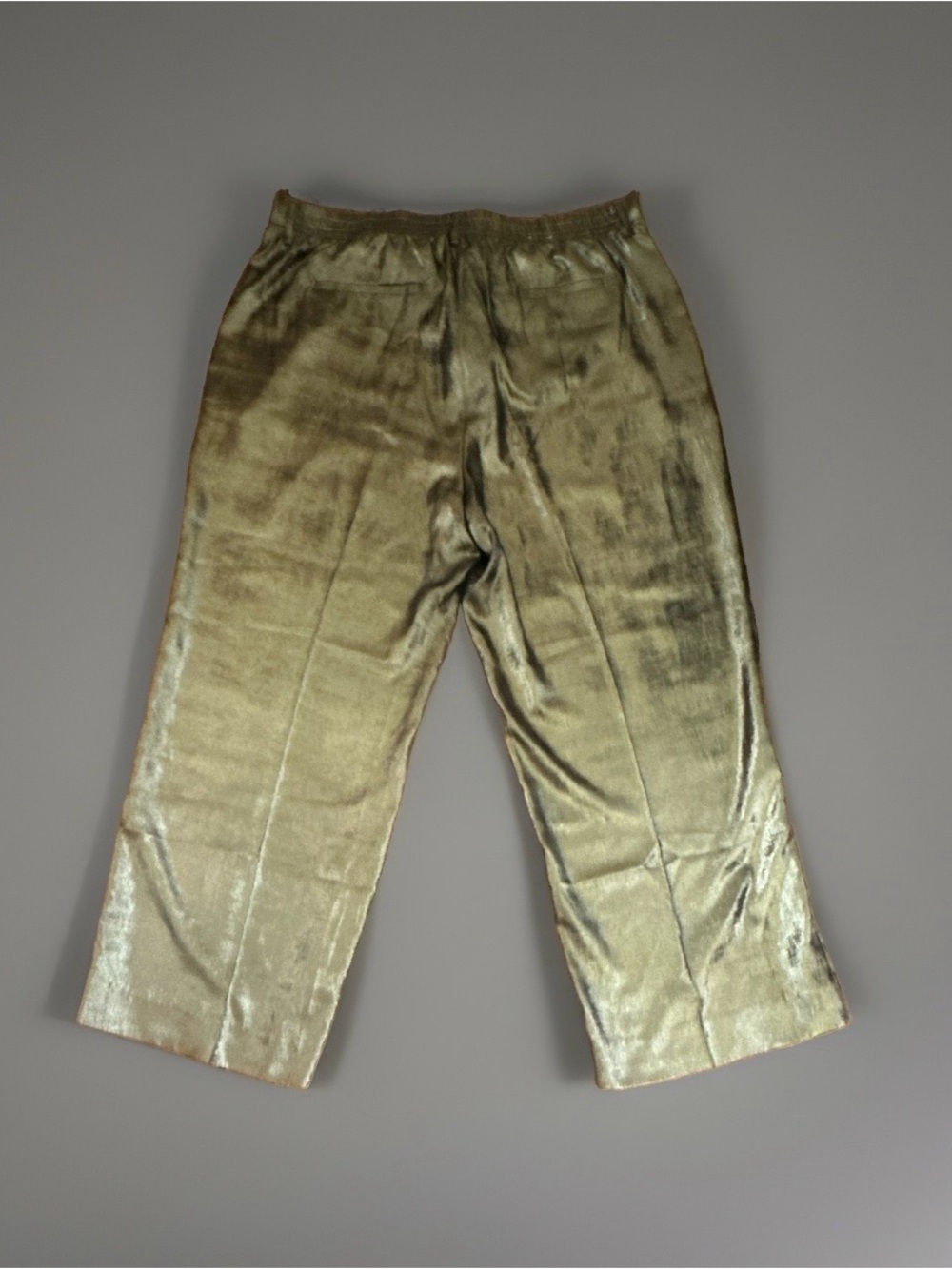 Banana Republic Gold High Rise Wide Leg Pants